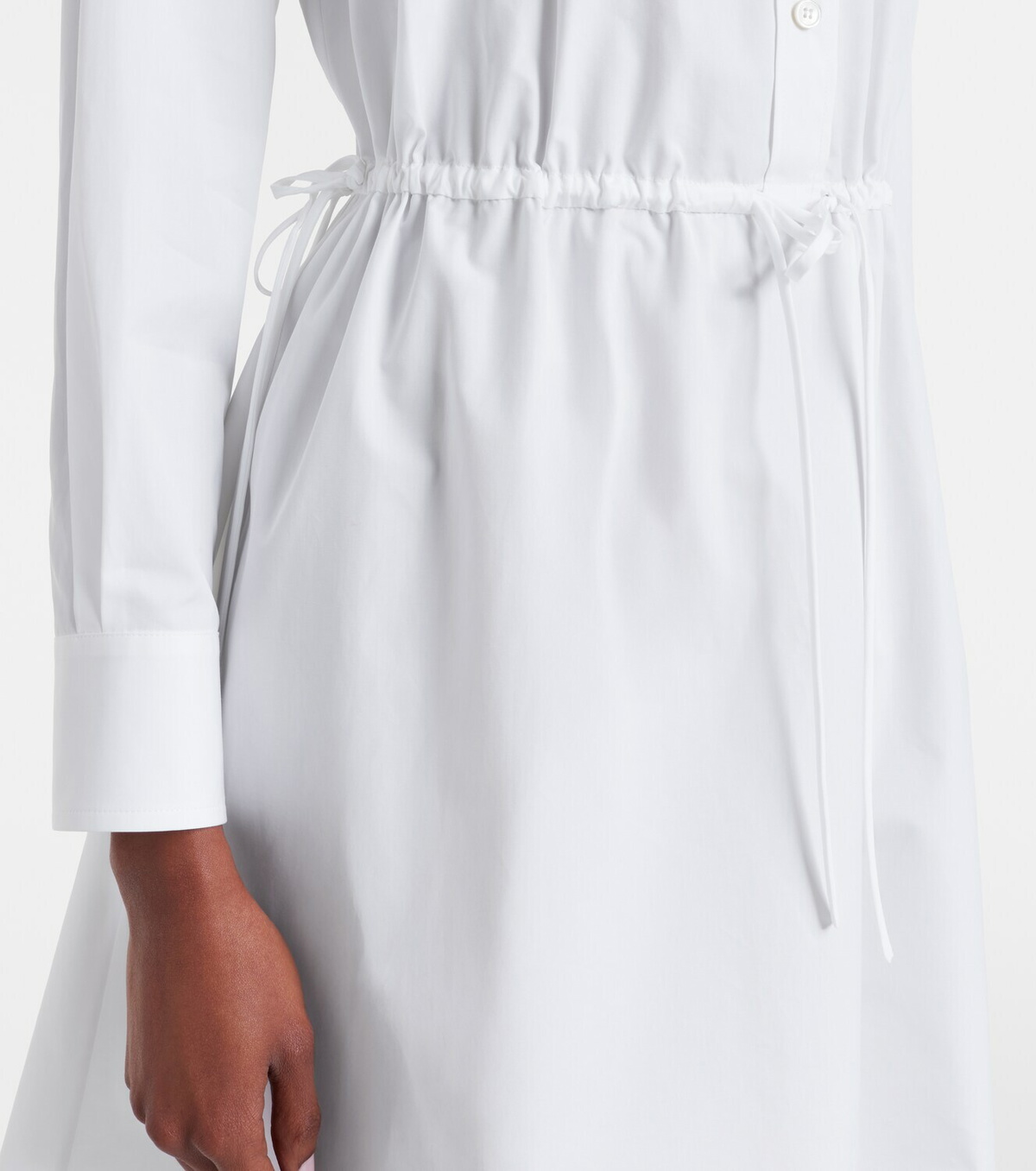 McQueen Cotton poplin shirt dress