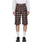 Burberry Navy Bermuda Flaps Shorts