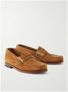 Yuketen - Rob's Tosca Leather Penny Loafers - Brown