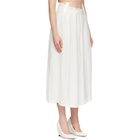 Maison Margiela Off-White Taped Midi Skirt