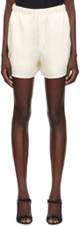 Ludovic de Saint Sernin Off-White Elasticized Waistband Shorts