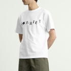 Larriet Men's Stencil T-Shirt in White/Black