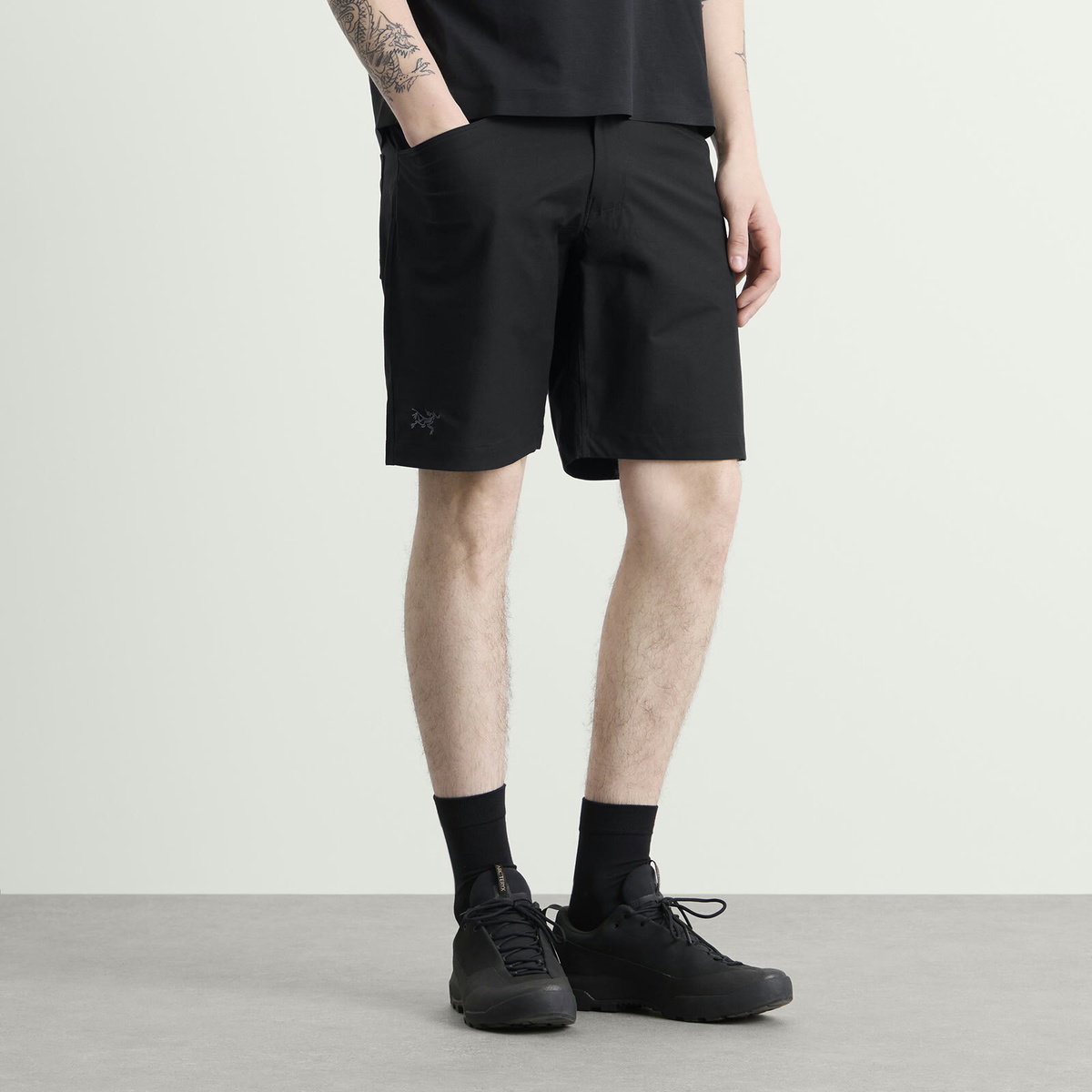 Arc'teryx Men's Kragg Cotton 9" Shorts in Black