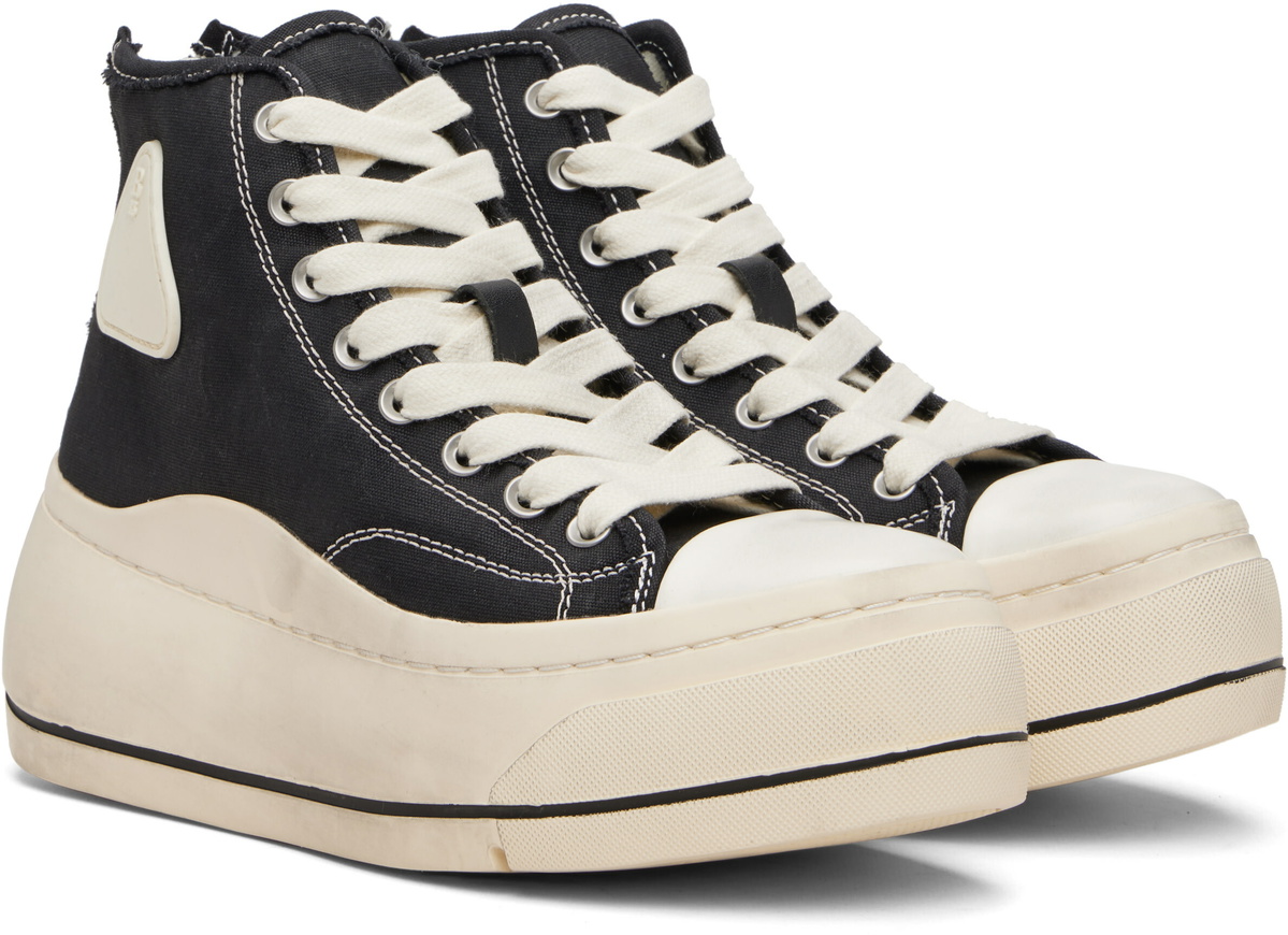 R13 Black Kurt High Top Sneakers