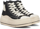 R13 Black Kurt High Top Sneakers