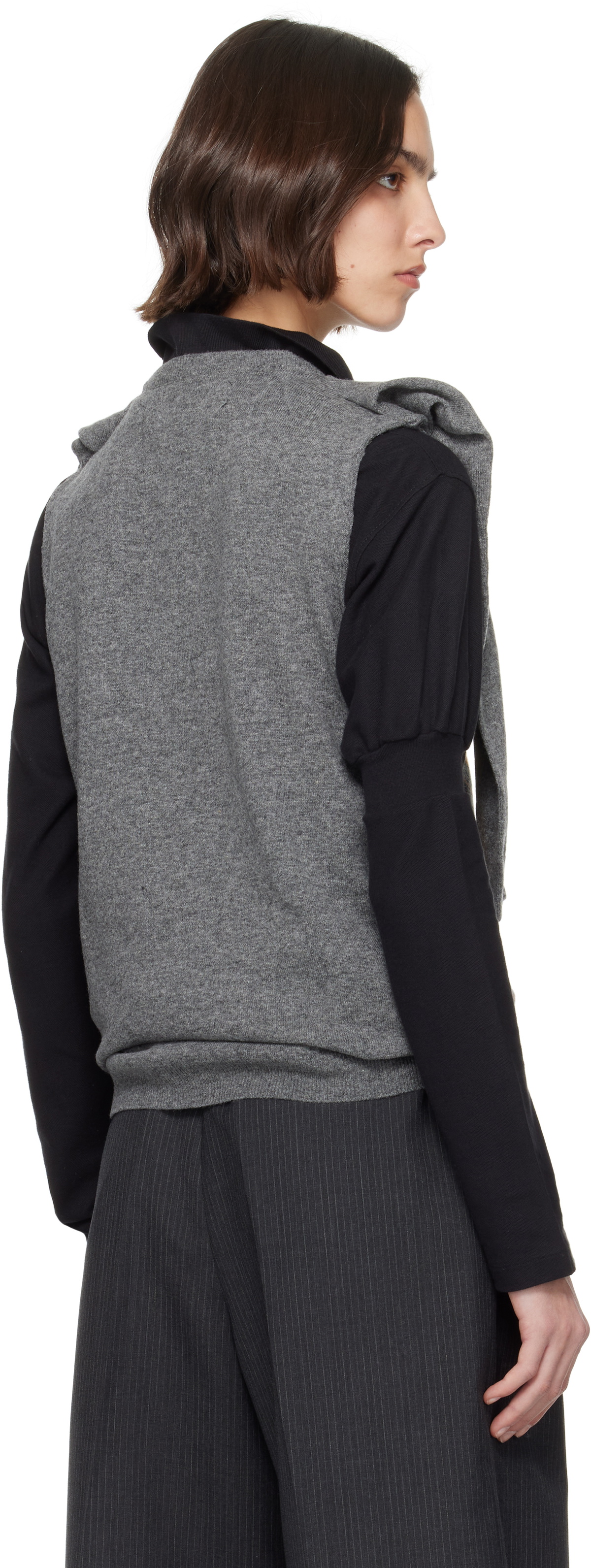 HODAKOVA Knitted Sleeve Vest