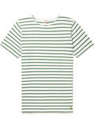 Armor Lux - Striped Cotton-Jersey T-Shirt - Green