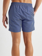 Frescobol Carioca - Slim-Fit Short-Length Printed Swim Shorts - Blue