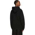 Balenciaga Black BB Medium Fit Hoodie