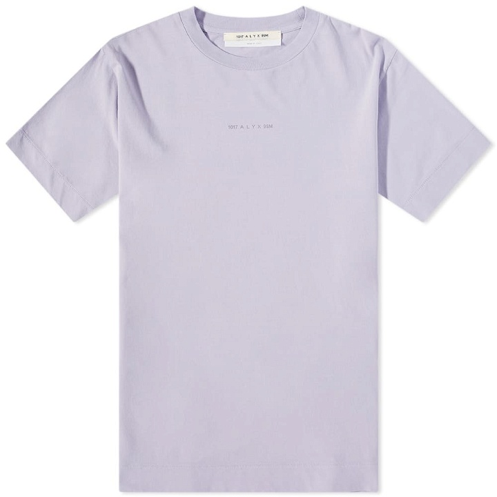 Photo: 1017 ALYX 9SM Men's SS22 Collection Logo T-Shirt in Light Lilac