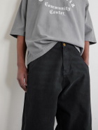 Willy Chavarria - Bad Boy Barrell-Leg Jeans - Black