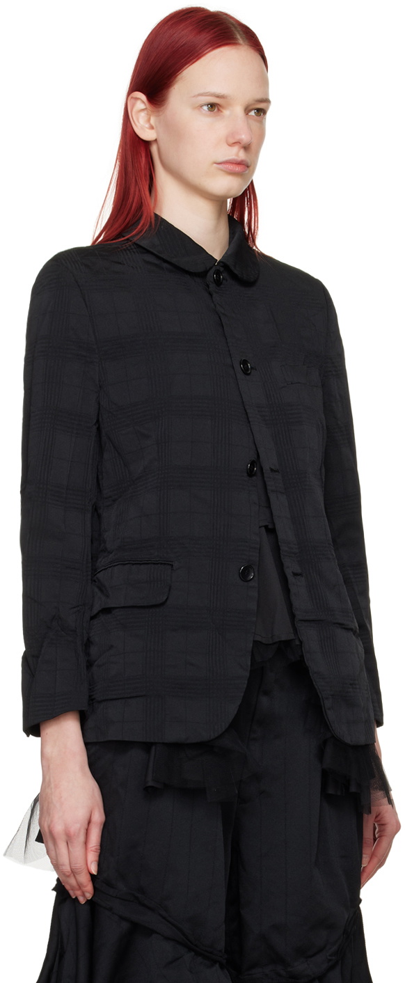 Comme des Garçons Comme des Garçons Black Check Jacket