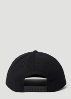 Graphic Print Baseball Cap in Black