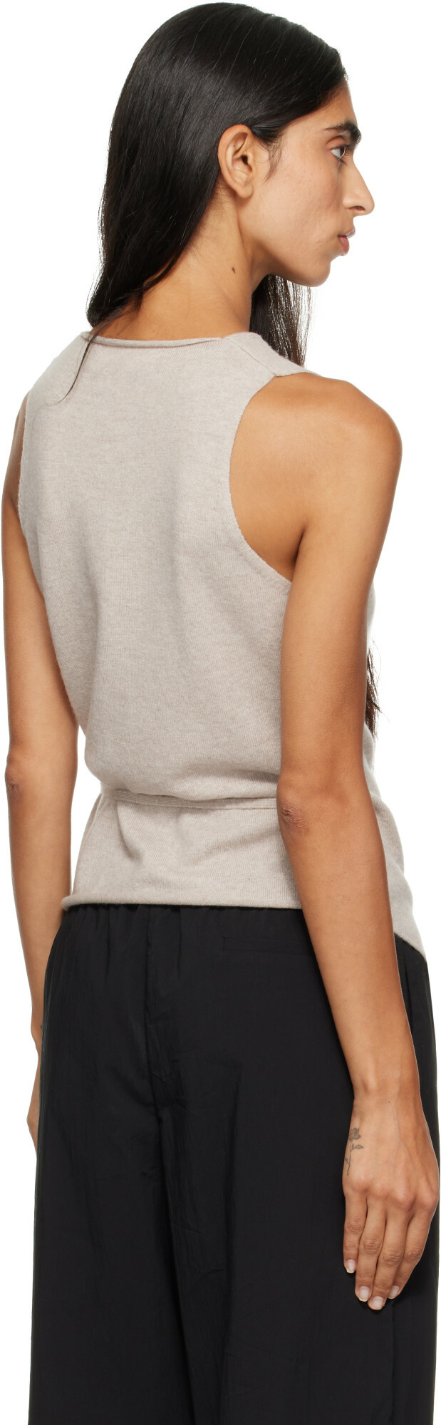 LISA YANG Beige Nayi Top