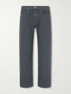Massimo Alba - Oceano Straight-Leg Cotton Trousers - Gray