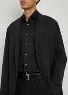 Lemaire Wool Coat Black