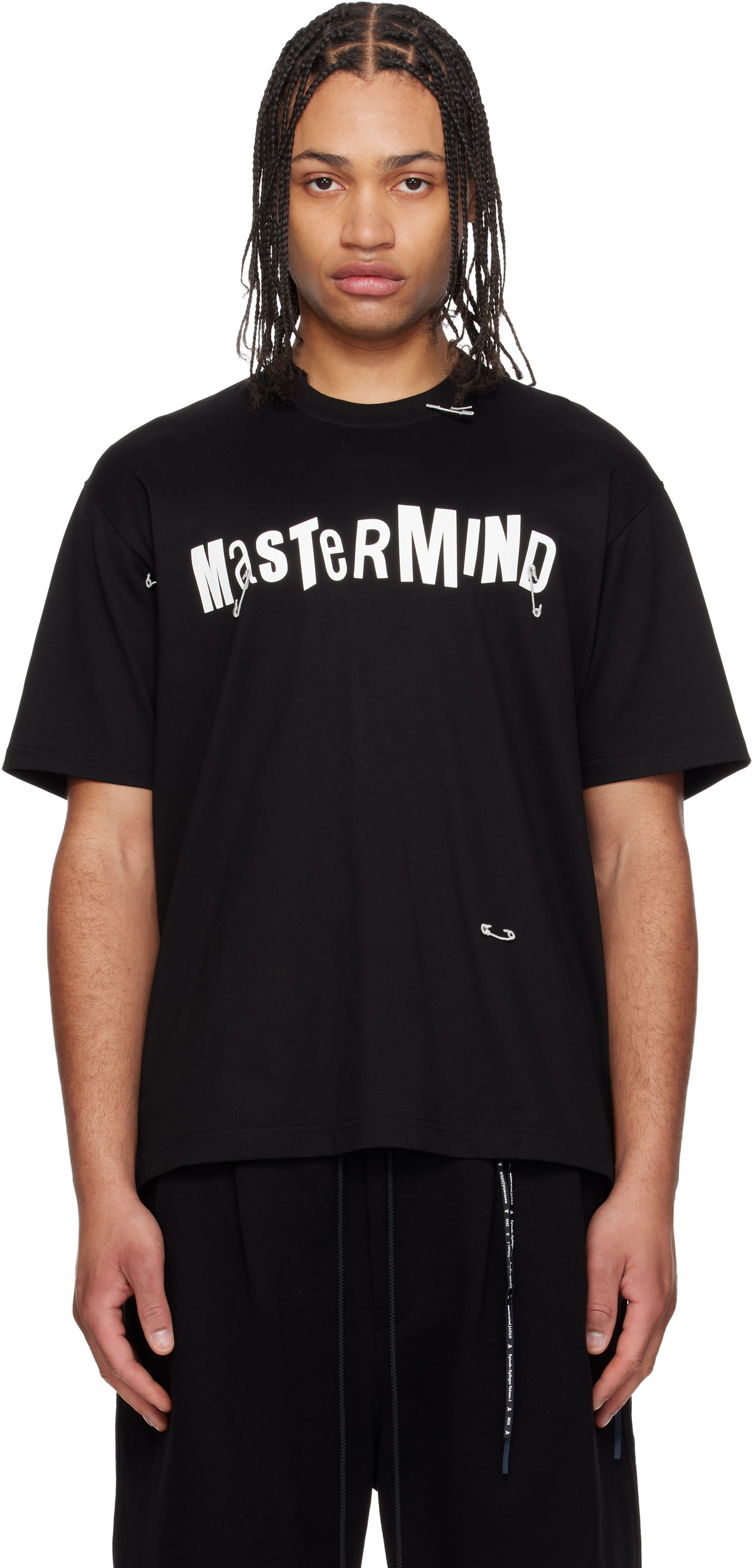 mastermind JAPAN Black Pocket Long Sleeve T-Shirt mastermind JAPAN