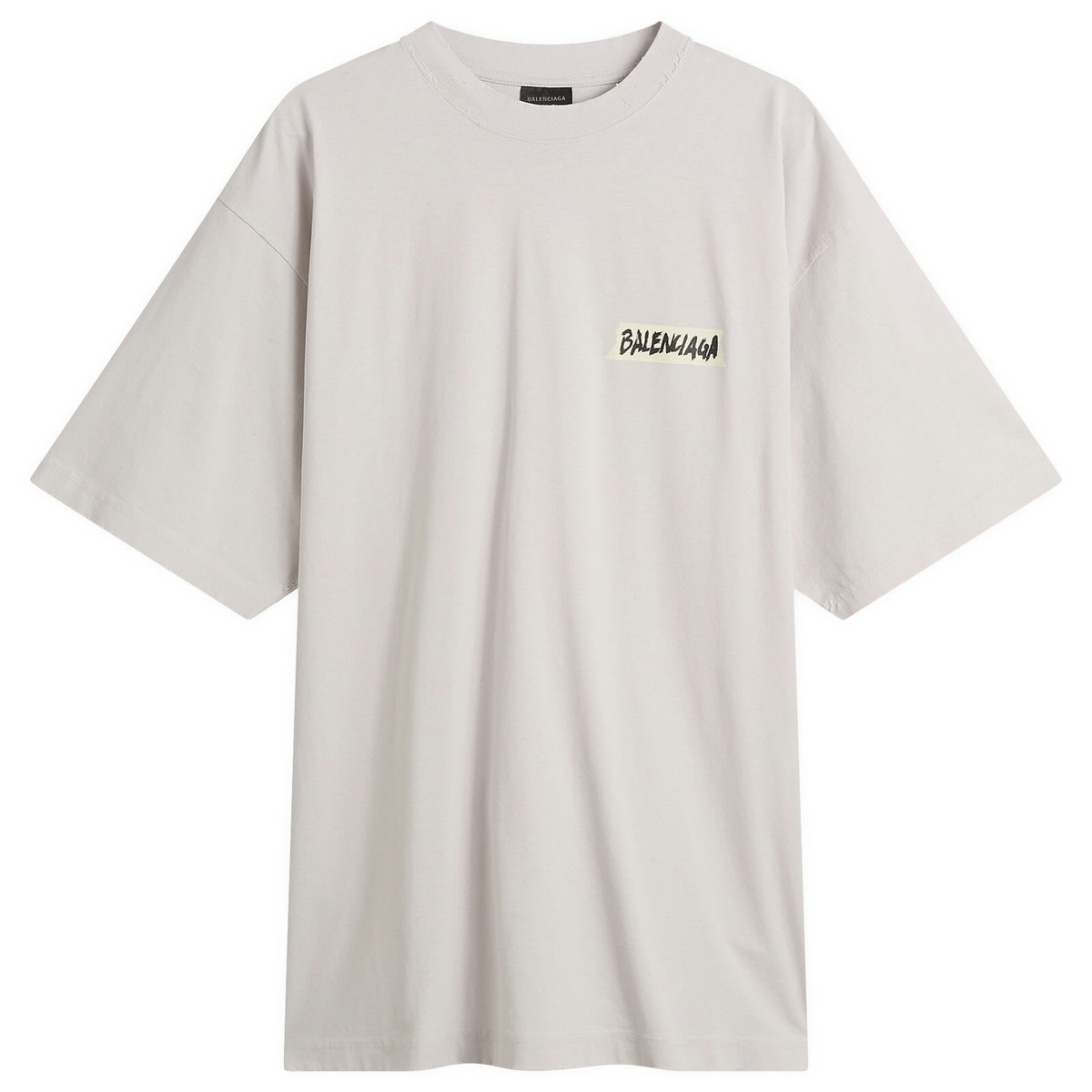 Balenciaga - Oversized Logo-Embroidered Cotton-Jersey T-Shirt