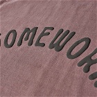 Homework Men's Core Logo T-Shirt in Mustang Brown