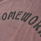 Homework Men's Core Logo T-Shirt in Mustang Brown