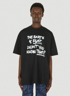 Flat Earth T-Shirt in Black