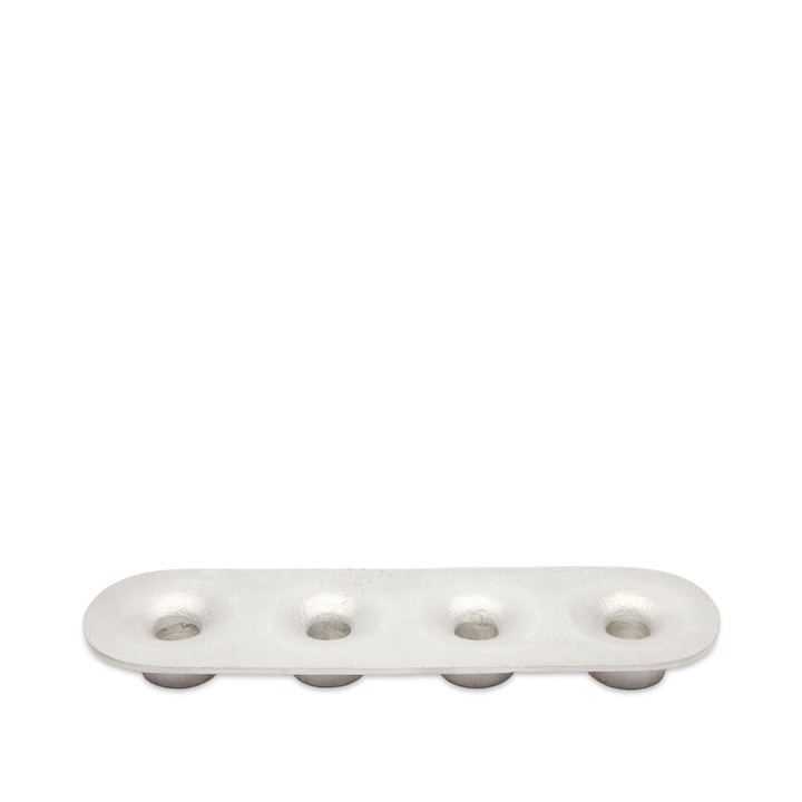 Photo: ferm LIVING Soothe 4 Candle Holder in Aluminium 