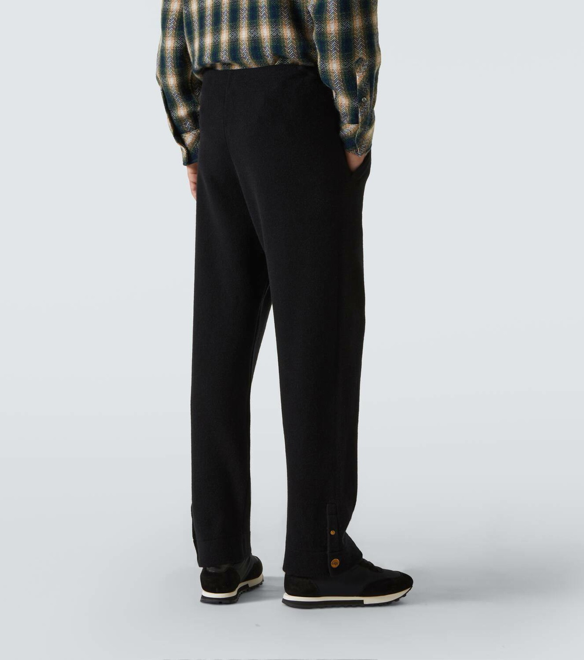 God's True Cashmere Knitted cashmere straight pants