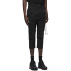 Song for the Mute Black Gabardine Trousers