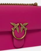 Pinko Classic Love Bag One Simply Pinko Pink Antique Gold