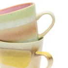 HKliving Americano Mugs - Set of 4 in Rococo 