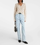 Frame Crochet cotton cardigan