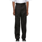 Prada Black Nylon Gabardine Trousers