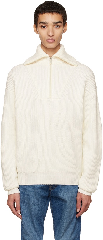 Photo: Drôle De Monsieur Off-White 'La Maille Zippée' Sweater