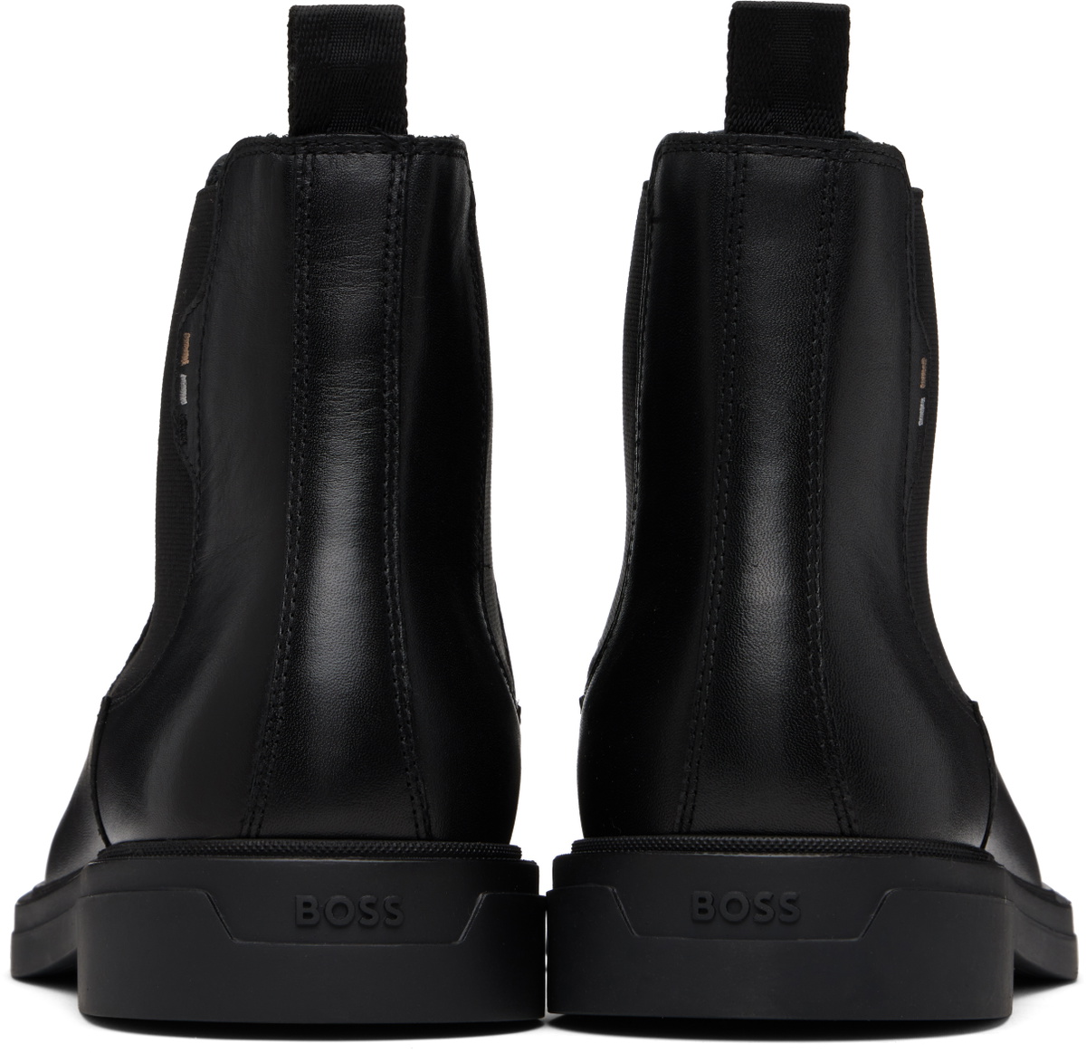 BOSS Black Nappa Leather Chelsea Boots