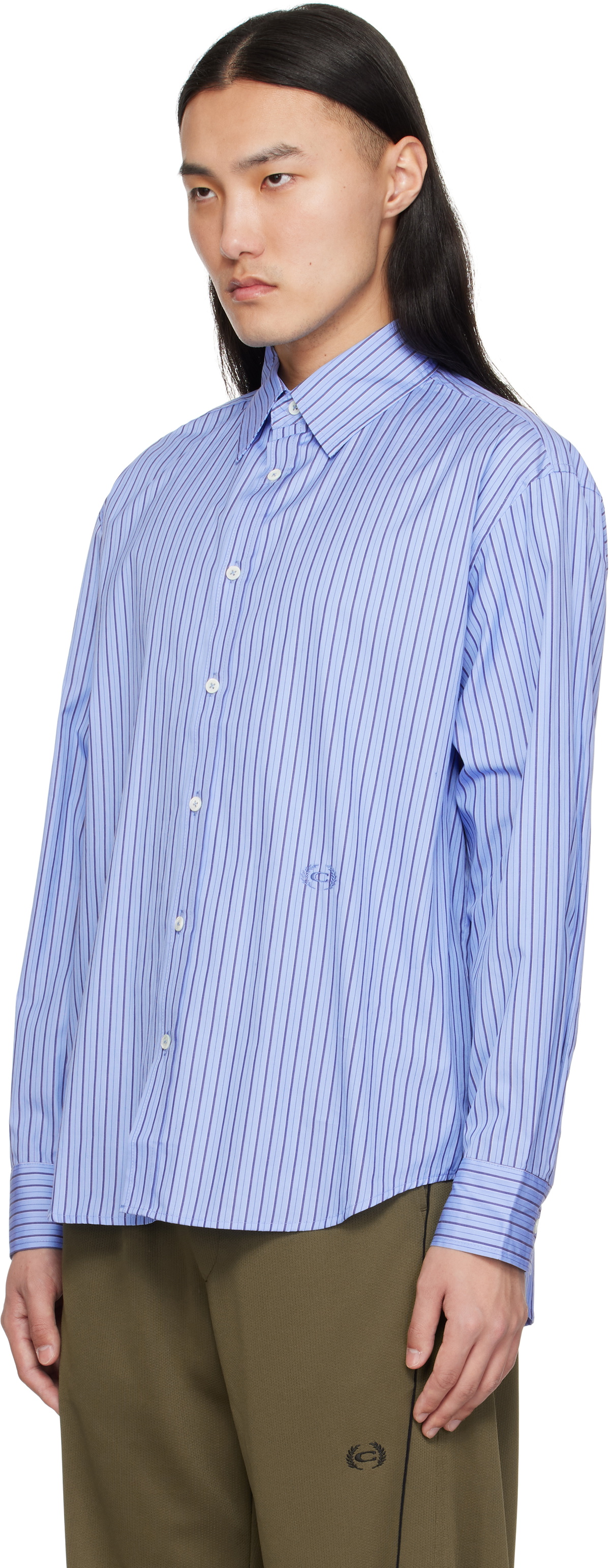 Commission Blue Stripe Banker Shirt