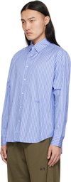 Commission Blue Stripe Banker Shirt