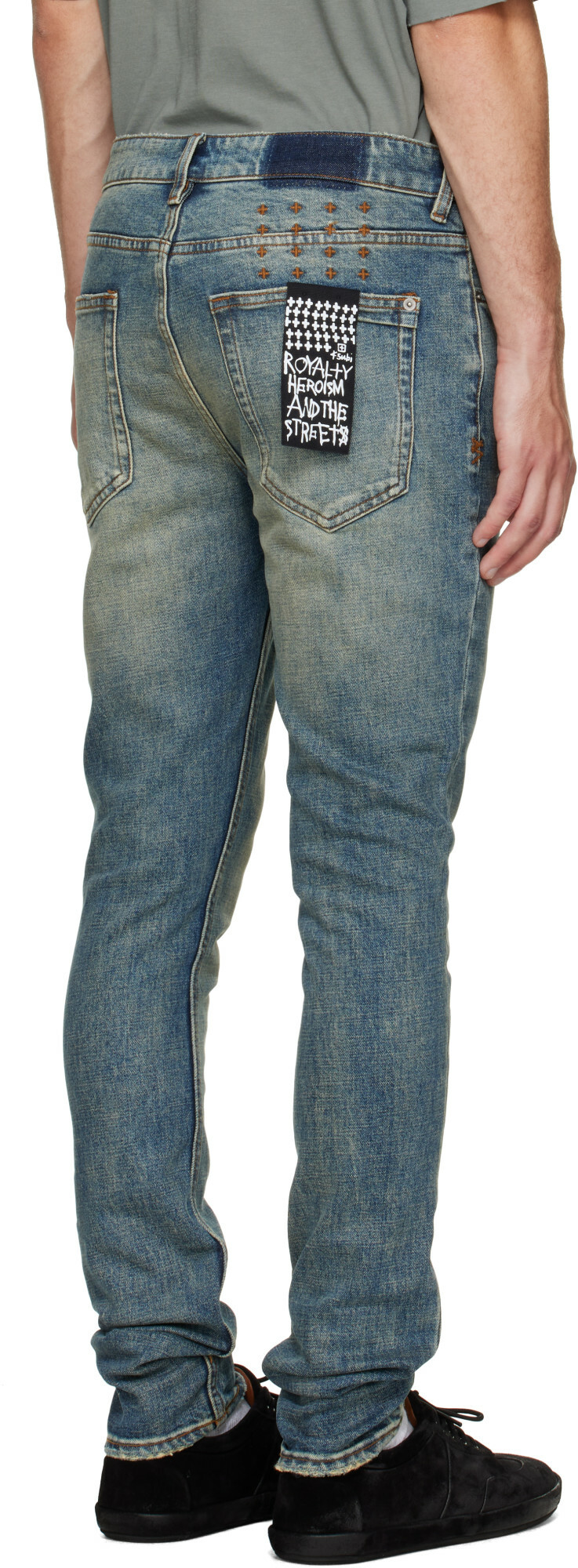 Ksubi Blue Van Winkle Re-Up Jeans