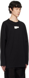 Feng Chen Wang Black Double Neck Jersey T-shirt