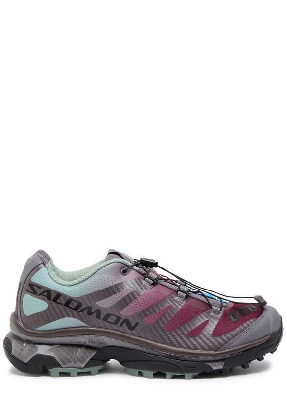 Photo: Salomon XT-4 Og Panelled Mesh Sneakers Grey