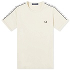 Fred Perry Men's Taped Ringer T-Shirt in Oatmeal