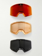Loro Piana - Webbing-Trimmed Acetate Mirrored Ski Goggles