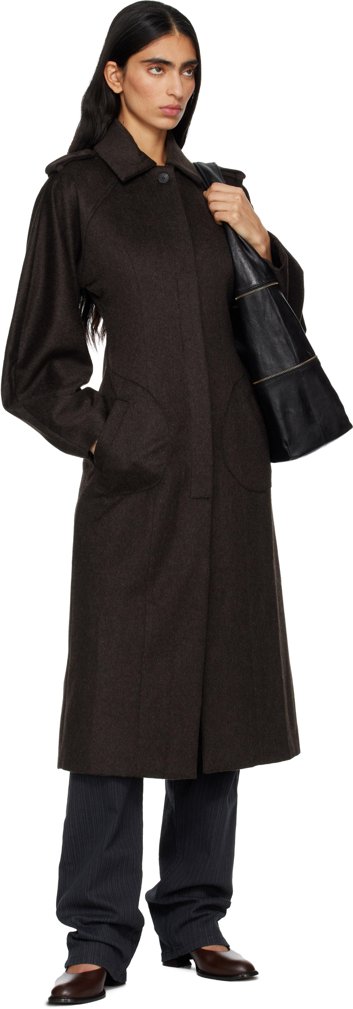Paloma Wool Brown Isabel Coat