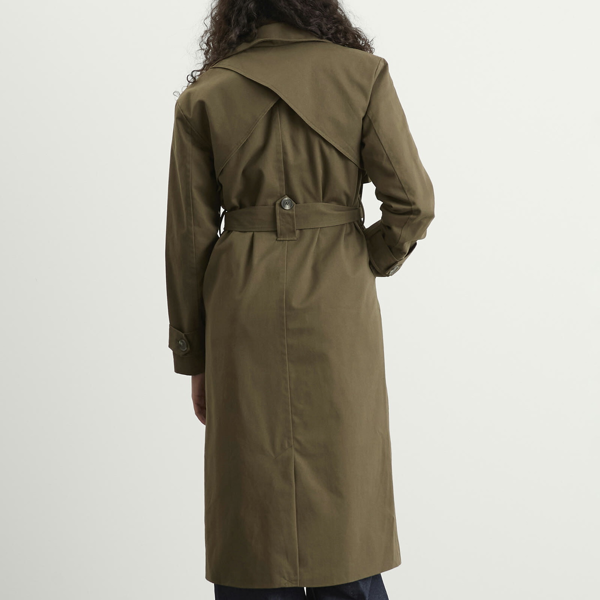 4th & Reckless Women's Tabi Trench Coat in Khaki
