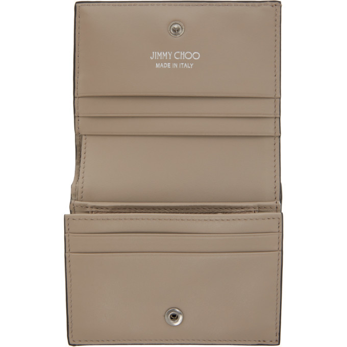 Jimmy Choo Grey Croc Hanne Wallet Jimmy Choo