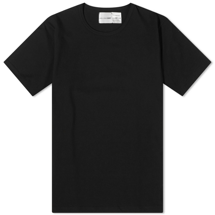 Photo: Comme des Garçons SHIRT Men's x Sunspel T-Shirt in Black