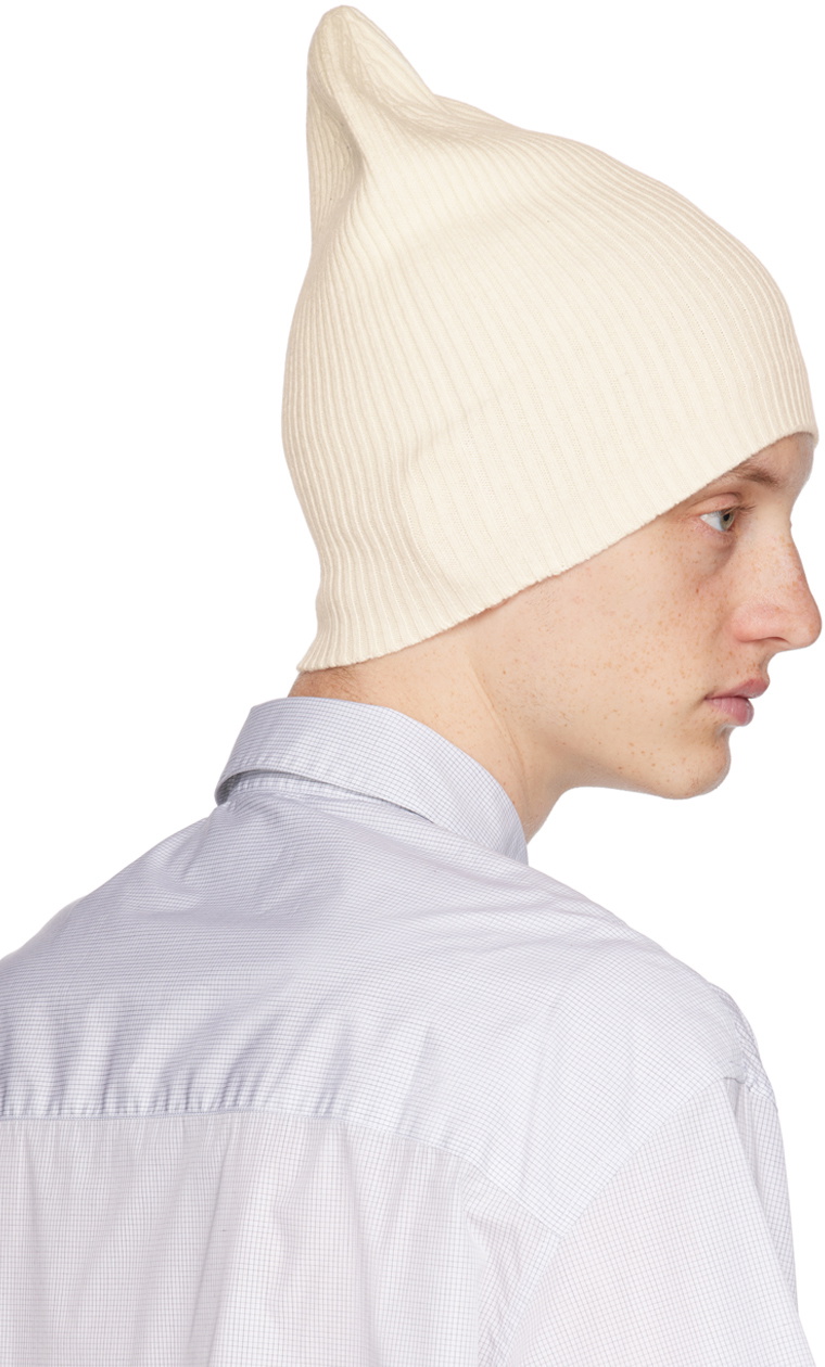 Studio Nicholson White Mikkel Beanie