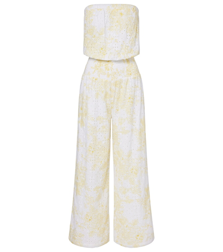 Photo: Melissa Odabash Naomi broderie anglaise cotton jumpsuit