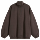 SKIMS Women's Boyfriend Fleece Slouchy Turtleneck Pullover in Espresso