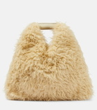 MM6 Maison Margiela Japanese faux fur tote bag