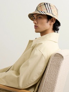 Burberry - Logo-Appliquéd Checked Twill Bucket Hat - Brown